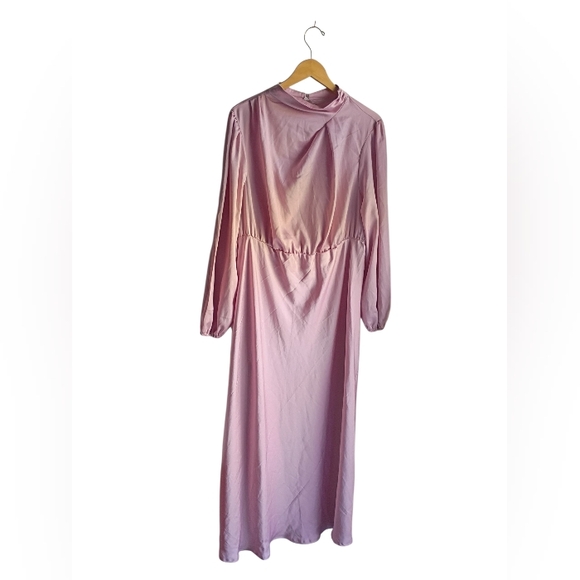 SHEIN Dresses & Skirts - Shein Curve Pink Long Dress Size 3XL